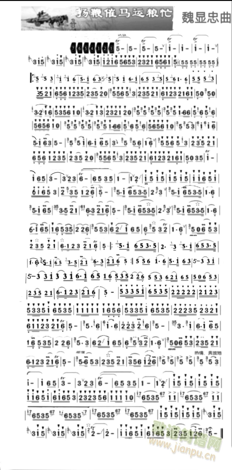 扬鞭催马运粮忙