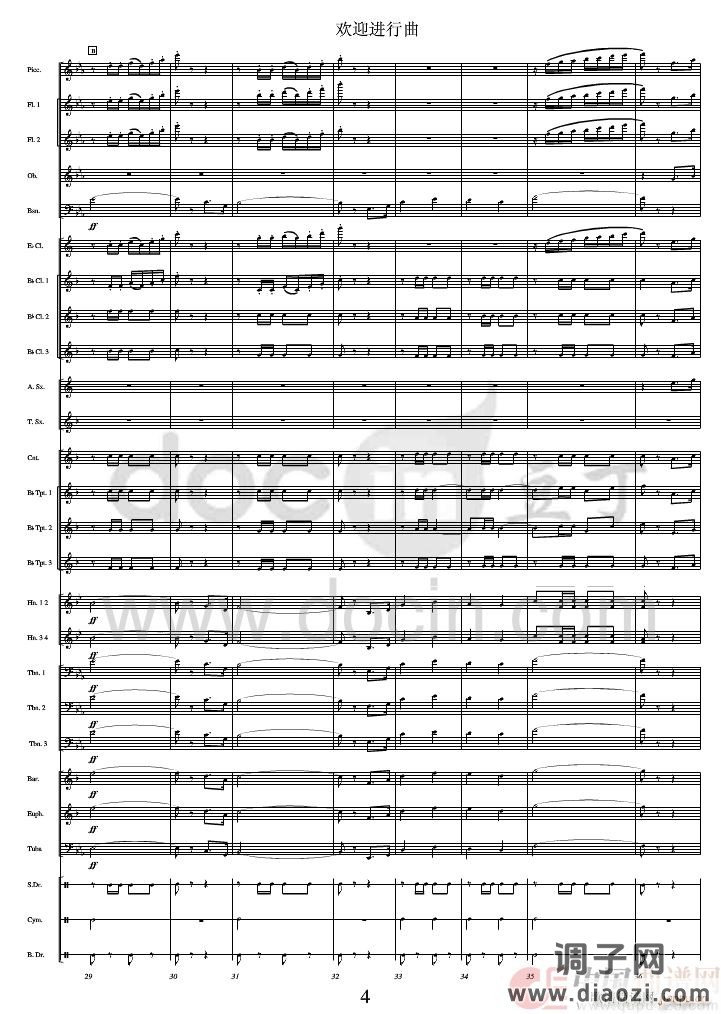 欢迎进行曲（军乐 线）01-10