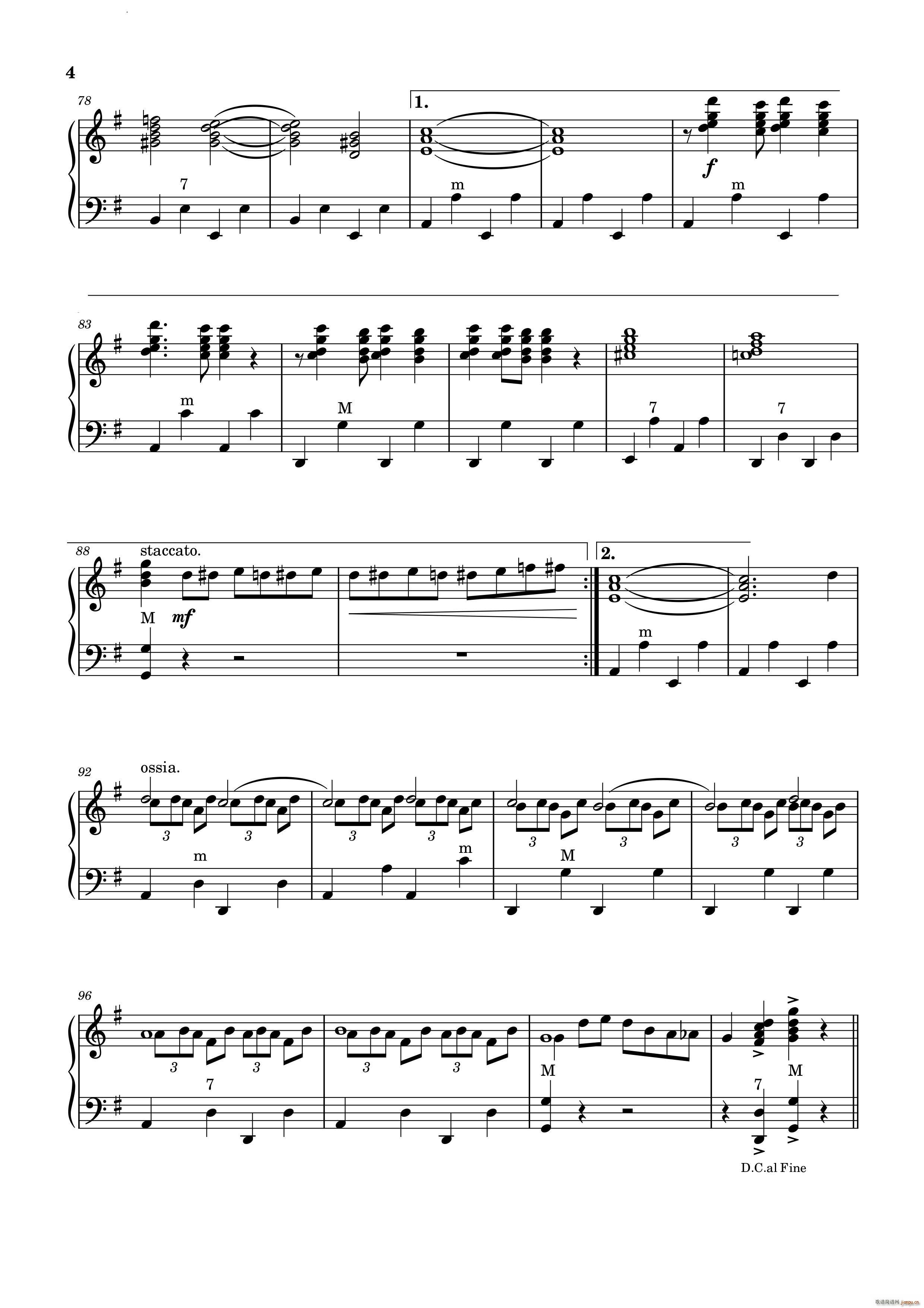 闪亮的叶子 手风琴 高清版