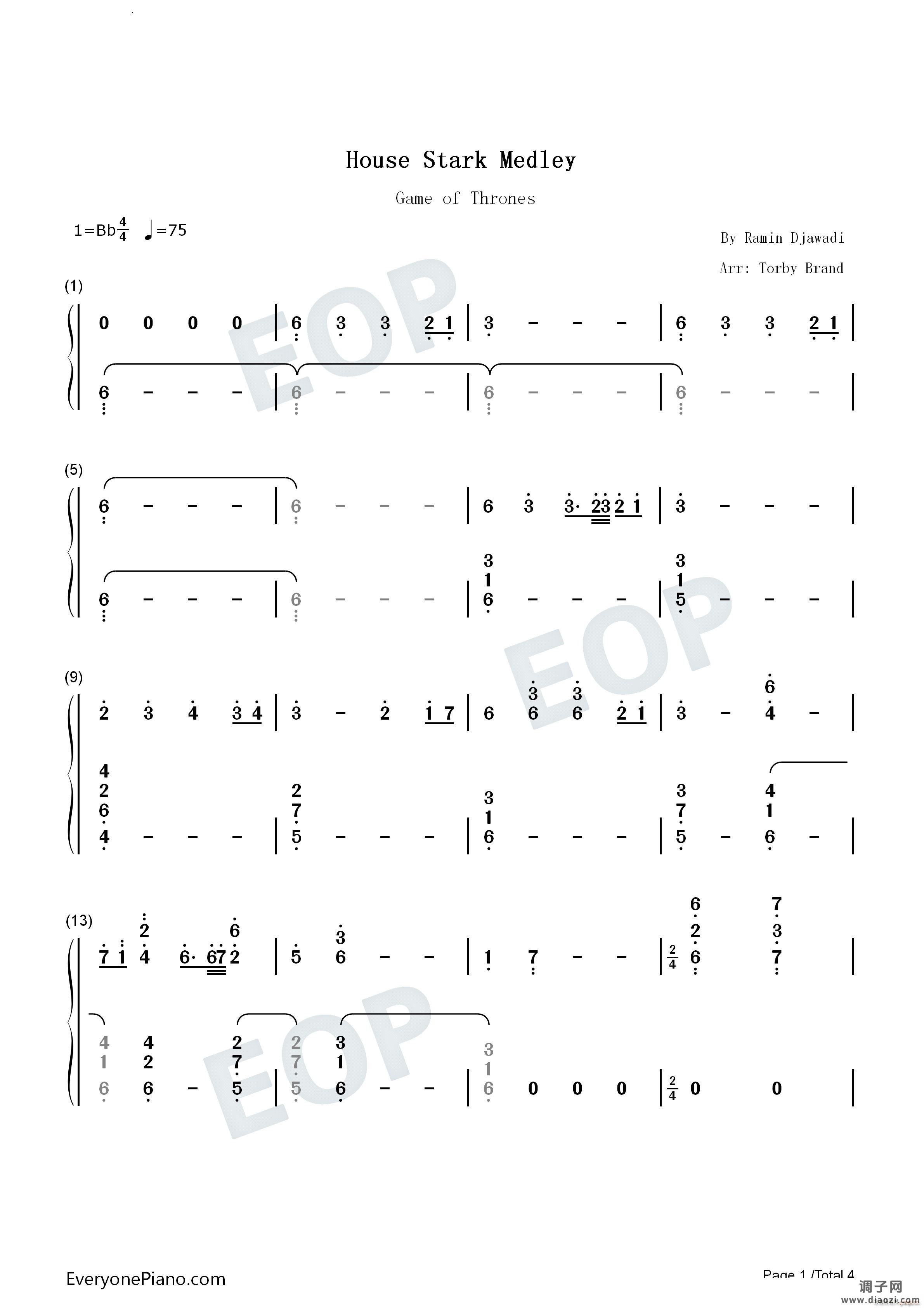 House Stark Medley-权力的游戏