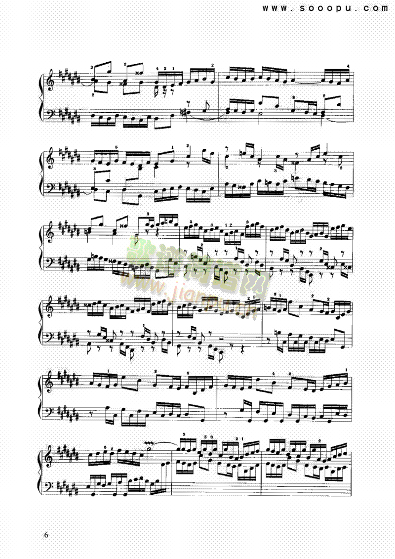 #C大调前奏曲与赋格 键盘类 手风琴