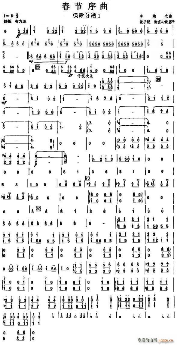 春节序曲之横萧 1