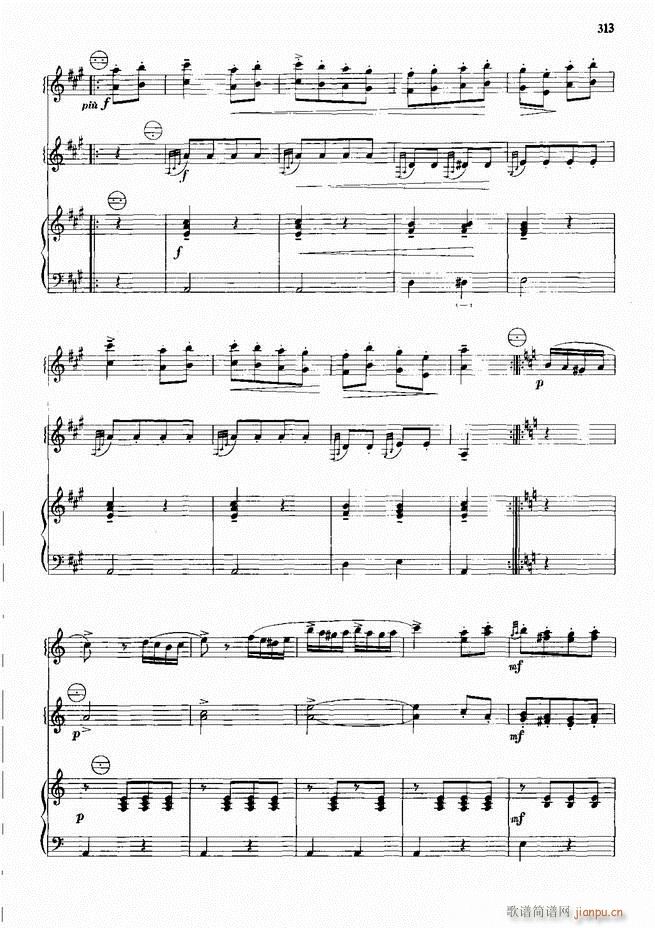 手风琴中外名曲91首301-352