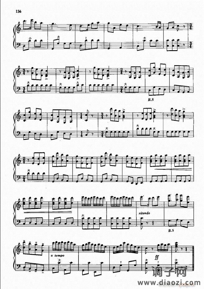 手风琴中外名曲72首101-190