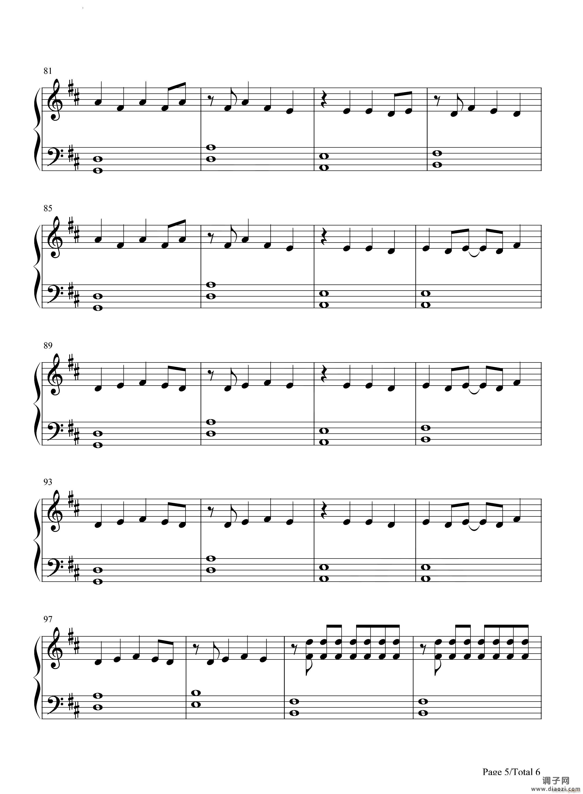 This Is Gospe简单钢琴版