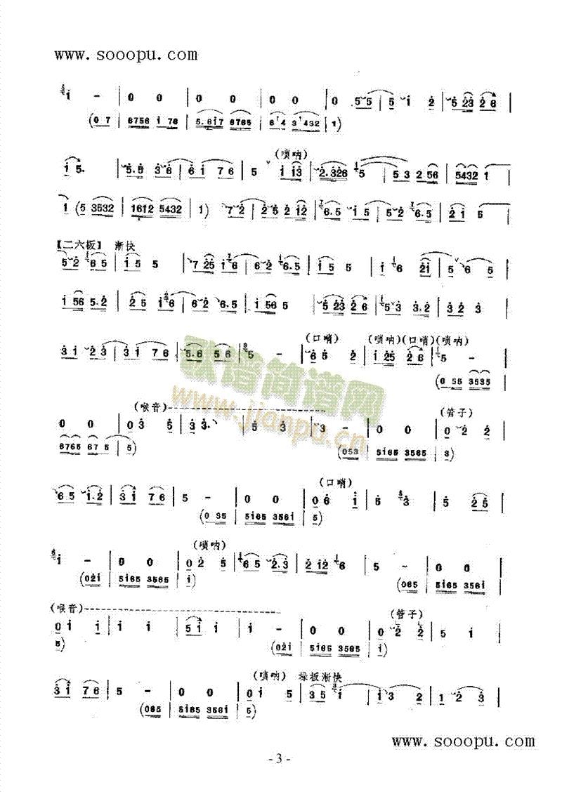 山西梆子 民乐类 唢呐