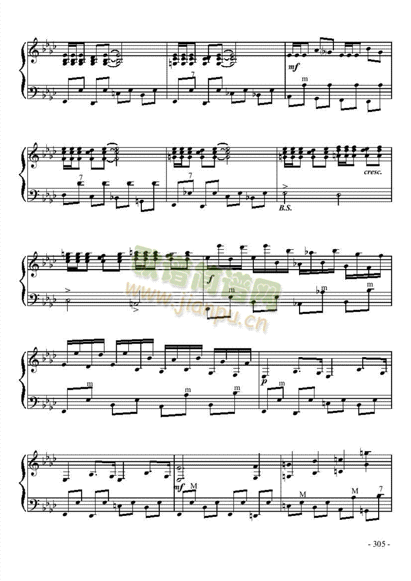 十级乐曲《诺恩吉亚幻想曲》 键盘类 手风琴