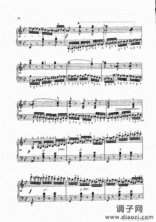 车尔尼手风琴练习曲集 Ⅳ