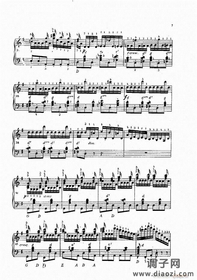 车尔尼手风琴练习曲集 Ⅳ