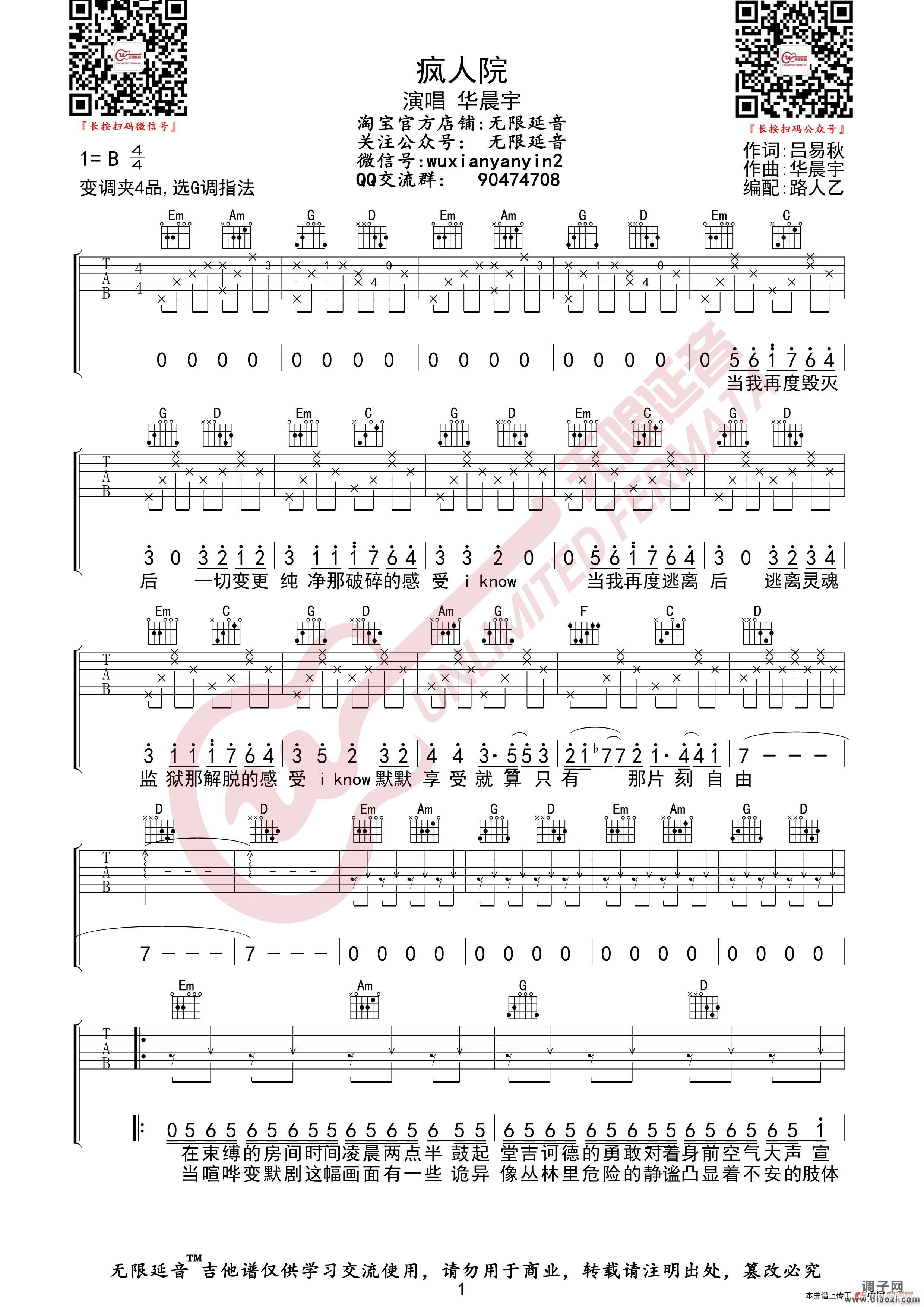 华晨宇 疯人院 （无限延音编配）