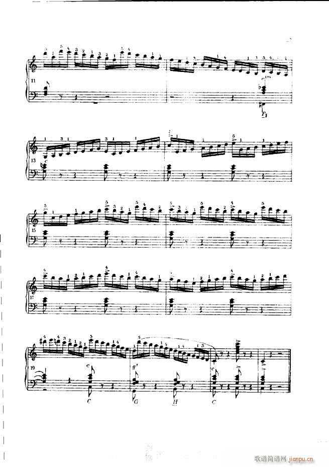 车尔尼手风琴练习曲集 Ⅲ