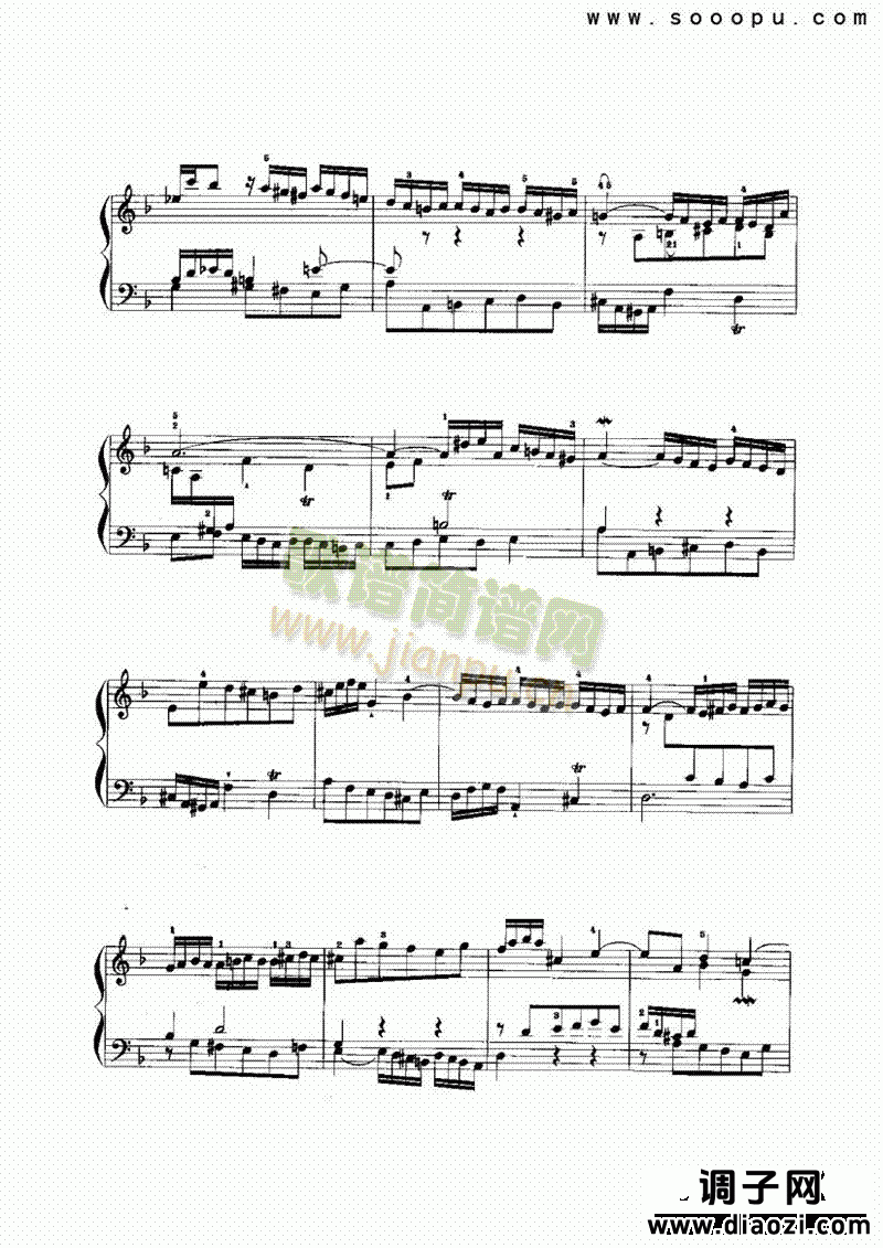 d小调前奏曲与赋格 键盘类 手风琴