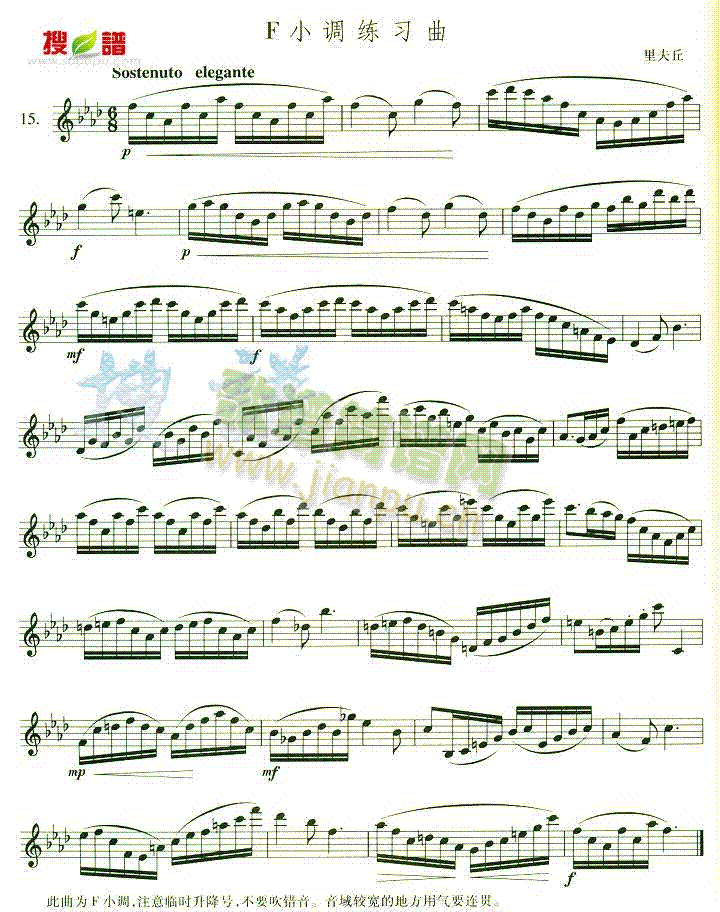 F小调练习曲