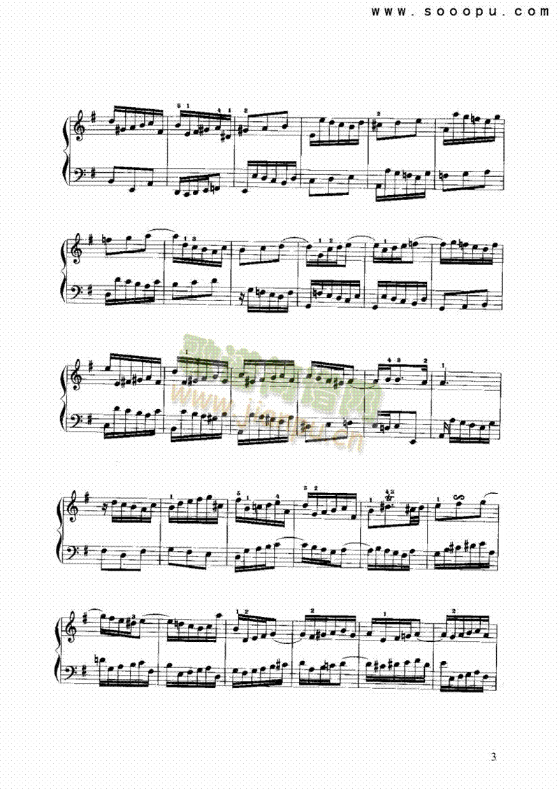 e小调前奏曲 键盘类 手风琴