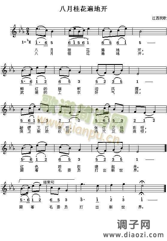 八月桂花遍地开