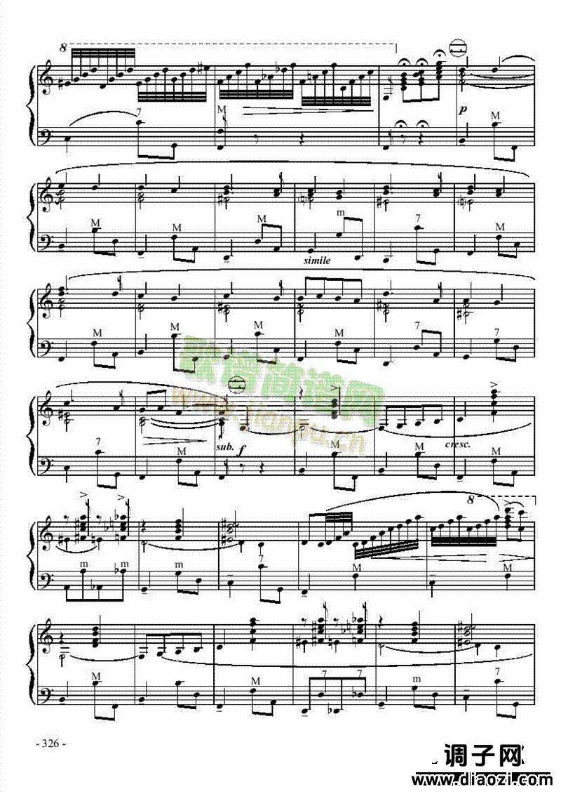 十级乐曲《拉什布哈》 键盘类 手风琴