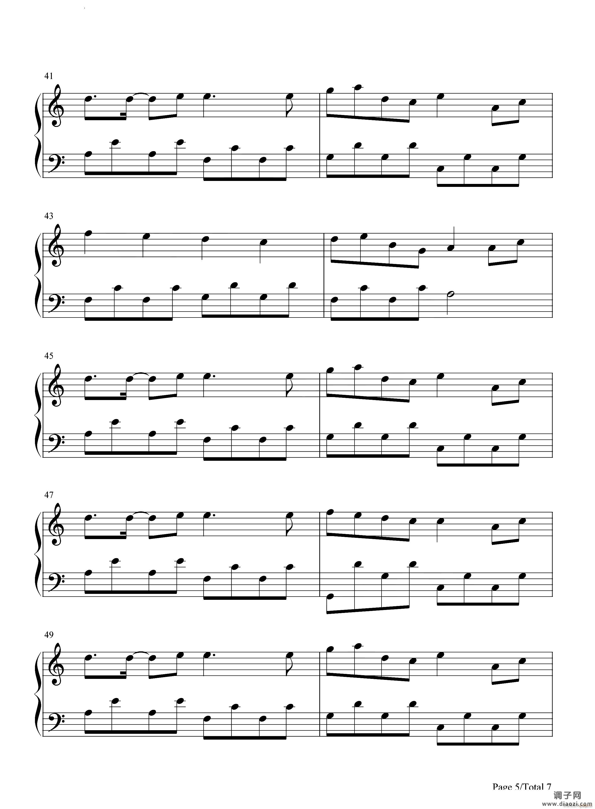 千本樱原神风物之诗琴谱-原琴谱