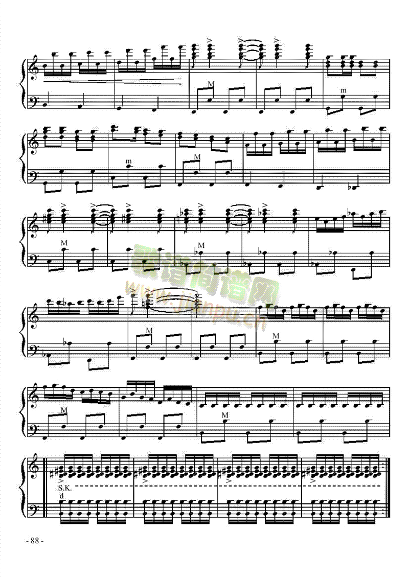 五级乐曲《我为祖国守大桥》 键盘类 手风琴