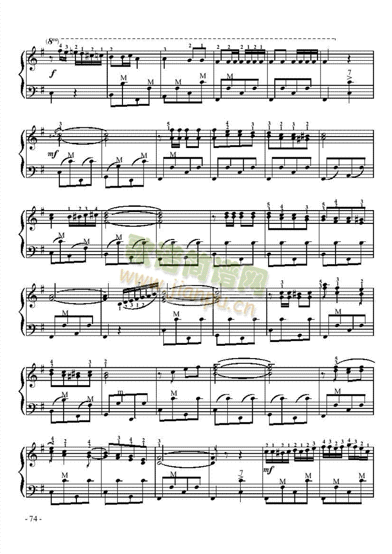 五级乐曲《天山晚会》 键盘类 手风琴