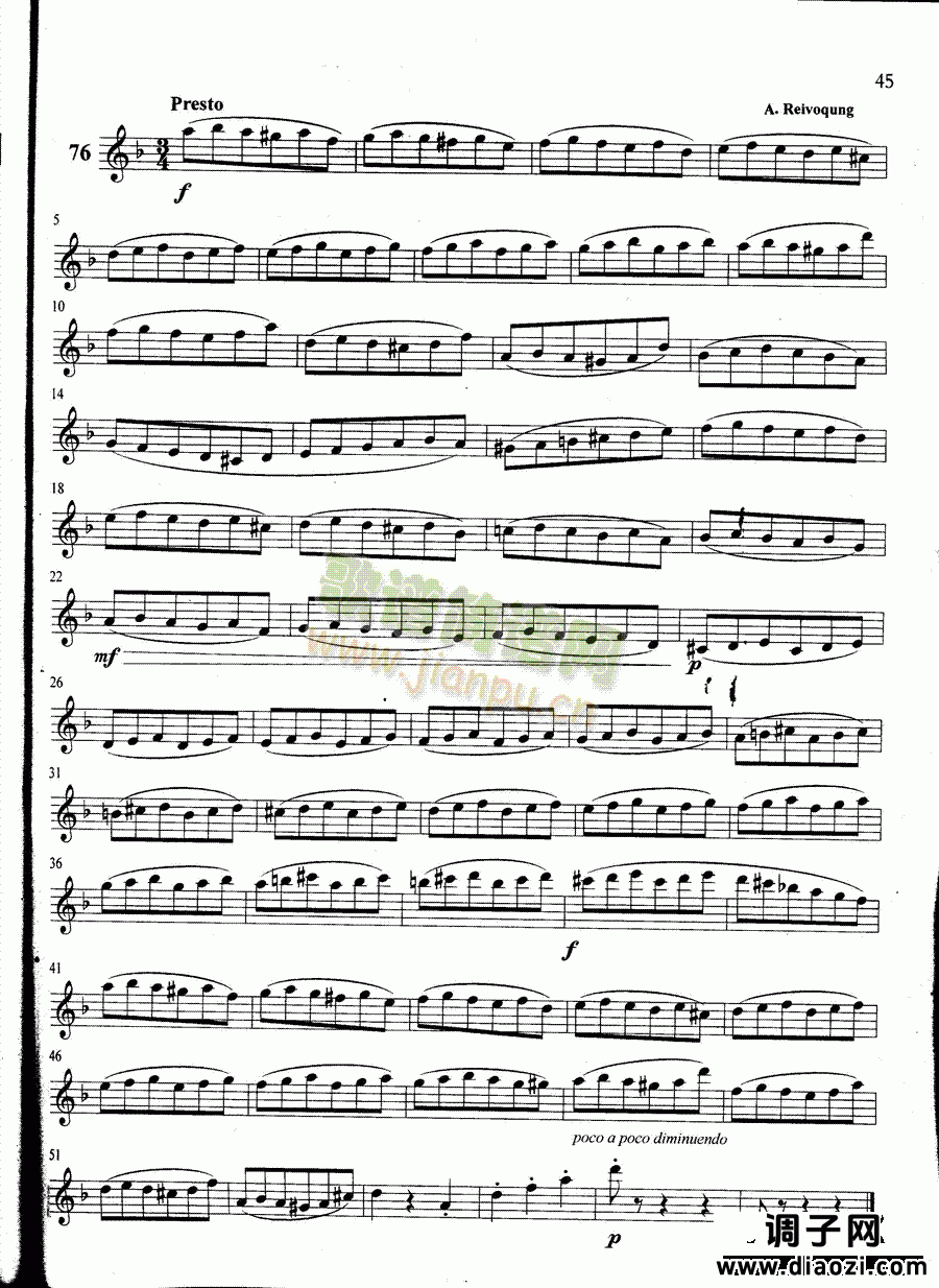 萨克斯管练习曲第100—045页