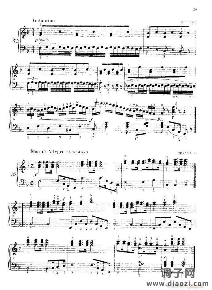 车尔尼手风琴练习曲集