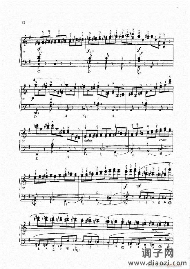 车尔尼手风琴练习曲集 Ⅳ