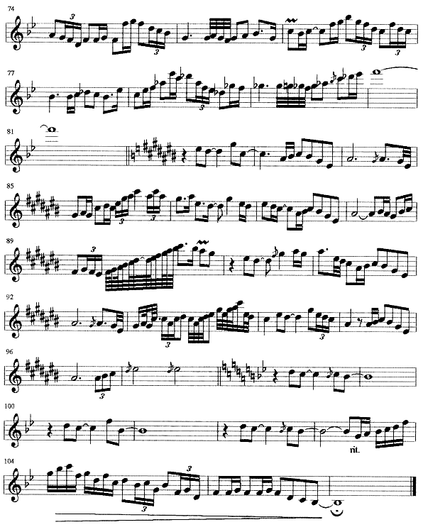 伤感 (萨克司谱)