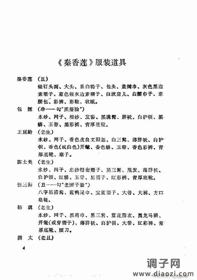 京剧集成 第五集 1-60目录